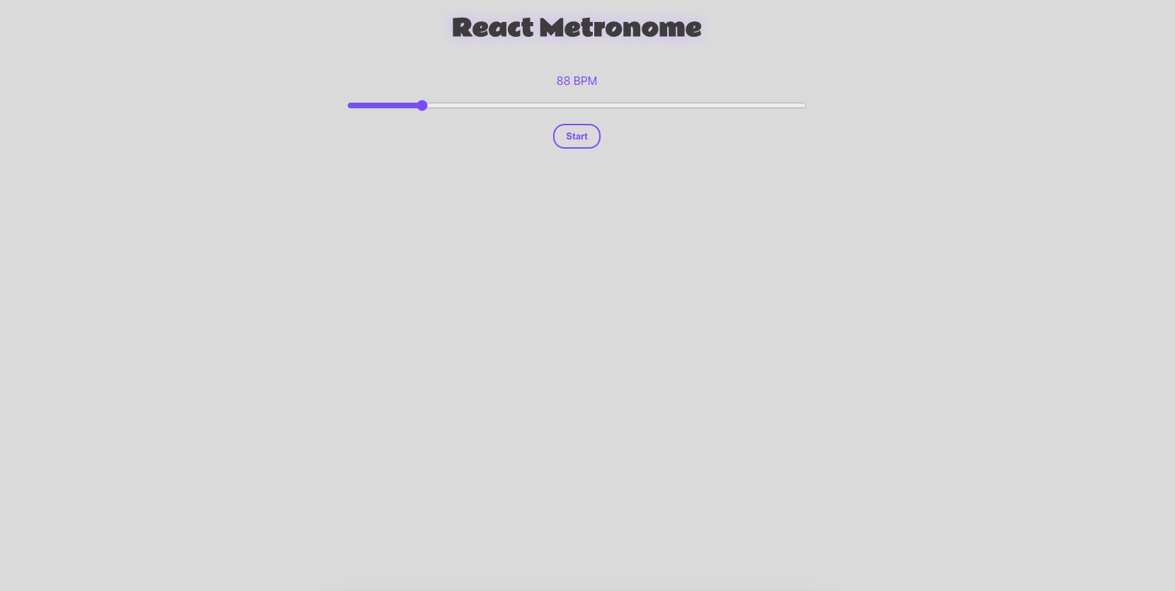 React Metronome