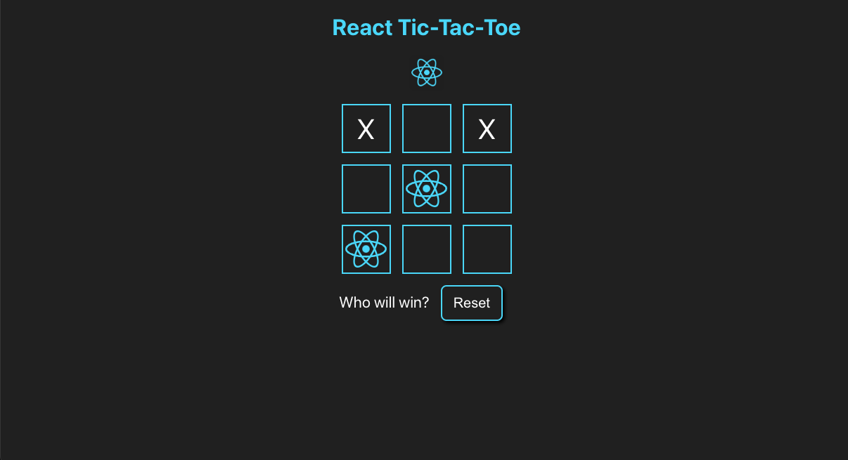 React Tic Tac Toe